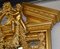 Englischer neoklassizistischer vergoldeter Spiegel mit palladianischen Putten 19