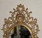 Espejos de muelle ovalados rococó franceses con espejo dorado Luis XVI, Imagen 10