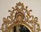 Espejos de muelle ovalados rococó franceses con espejo dorado Luis XVI, Imagen 3