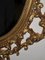 Espejos de muelle ovalados rococó franceses con espejo dorado Luis XVI, Imagen 4