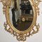 Louis XVI French Gilt Mirror Rococo Oval Pier Mirrors, Image 5