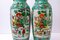 Large Chinese Canton Porcelain Vases, Set of 2 4