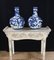 Ming Chinese Porcelain Vases in Blue and White Urns, Set of 2 9