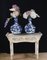 Vases Ming en Porcelaine dans des Urnes Bleues et Blanches, Set de 2 7