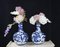 Vases Ming en Porcelaine dans des Urnes Bleues et Blanches, Set de 2 8