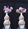 Chinese Double Gourd Wucai Porcelain Vases, Set of 2, Image 2