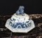 Vasi da tempio in porcellana blu e bianca con cani Ming Foo, set di 2, Immagine 2