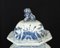 Blau-weiße Tempelgläser aus Porzellan mit Ming Foo Dogs, 2 . Set 13
