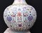 Jarrones Qianlong chinos con forma de bulbo de porcelana. Juego de 2, Imagen 4