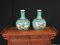Chinese Qianlong Shangping Porcelain Vases with Bird of Paradise Decor, Set of 2 2