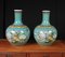 Vases Qianlong Shangping en Porcelaine à Décor Oiseau de Paradis, Chine, Set de 2 5