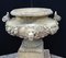Large English Stone Garden Urn on Pedestal Plinth 3