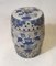Chinese Ming Blue and White Stool Porcelain Vases, Set of 2 2