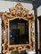 Grand Miroir Chippendale Doré en Verre Rococo 4