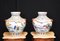 Chinese Qianlong Hand Painted Porcelain Vases, Set of 2 1