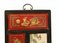 Chinese Qianlong Porcelain Plaques with Hardwood Screens, Set of 2 9