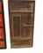 Chinese Qianlong Porcelain Plaques with Hardwood Screens, Set of 2, Image 2