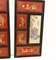 Chinese Qianlong Porcelain Plaques with Hardwood Screens, Set of 2 5