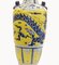 Imperial Ming Chinese Yellow Porcelain Painted Dragon Vases, Set of 2, Image 2