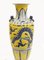 Imperial Ming Chinese Yellow Porcelain Painted Dragon Vases, Set of 2 6