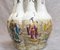 Vase Crocus en Porcelaine Qianlong, Chine avec Tige Multicolore Peinte à la Main 4