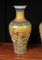 Chinesische Gelbe Porzellan Vogel Vasen Vogel, 2er Set 6