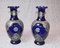 Austrian Cobalt Glass Vases with Silver Plate Mounts from Loetz, 1985, Set of 2 13