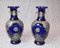 Austrian Cobalt Glass Vases with Silver Plate Mounts from Loetz, 1985, Set of 2, Image 13