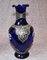 Austrian Cobalt Glass Vases with Silver Plate Mounts from Loetz, 1985, Set of 2 3