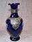 Austrian Cobalt Glass Vases with Silver Plate Mounts from Loetz, 1985, Set of 2, Image 3