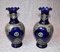 Austrian Cobalt Glass Vases with Silver Plate Mounts from Loetz, 1985, Set of 2, Image 5
