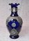 Austrian Cobalt Glass Vases with Silver Plate Mounts from Loetz, 1985, Set of 2 9