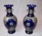 Austrian Cobalt Glass Vases with Silver Plate Mounts from Loetz, 1985, Set of 2 6