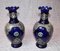Austrian Cobalt Glass Vases with Silver Plate Mounts from Loetz, 1985, Set of 2, Image 6