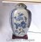 Chinesische Tischlampen aus blauem und weißem Porzellan, 2er Set 6