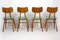 Vintage Wooden Dining Chairs from Ton, 1971, Set of 4, Image 6