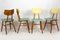 Vintage Wooden Dining Chairs from Ton, 1971, Set of 4, Image 7