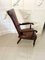 Antique William IV Library Chair in Leather and Mahogany, 1830 5