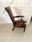 Antique William IV Library Chair in Leather and Mahogany, 1830, Image 5
