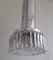 Vintage Ceiling Lamp with a Clear Relief Glass Screen, 1970s, Image 3