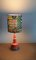 Lámpara de mesa vintage pequeña con base de plástico naranja, años 70, Imagen 3