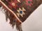 Large Vintage Afghan Red and Brown Tribal Kilim Wool Rug, Image 7
