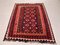 Large Vintage Afghan Red and Brown Tribal Kilim Wool Rug 3