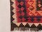 Large Vintage Afghan Red and Brown Tribal Kilim Wool Rug 7