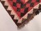 Large Vintage Afghan Red and Brown Tribal Kilim Wool Rug 8