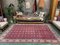 Large Vintage Turkish Wool Tribal Rug 8