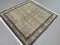 Large Vintage Turkish Wool Square Tribal Rug 3