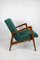 Vintage Polish Easy Chair in Green, 1970s 4