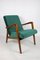 Vintage Polish Easy Chair in Green, 1970s, Image 1