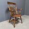 Antiker englischer Windsor Stuhl aus Ulmenholz 8